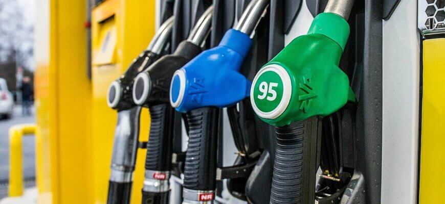 Стоимость бензина в разных городах Украины